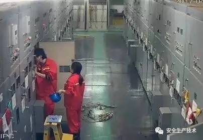 用電安全——值班人員非法進入高壓開關柜，并遭受6kV高壓電擊。