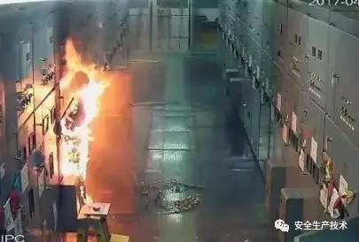 用電安全——值班人員非法進入高壓開關柜，并遭受6kV高壓電擊。