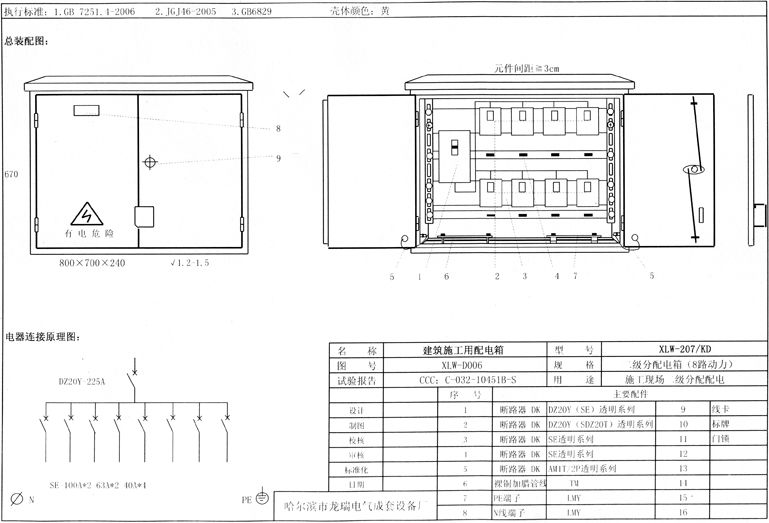 標準化示例|如何配置施工現場臨時用電配電箱(機柜)？